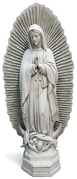 Our Lady Guadalupe w/ Sunburst Statue - 56-inch