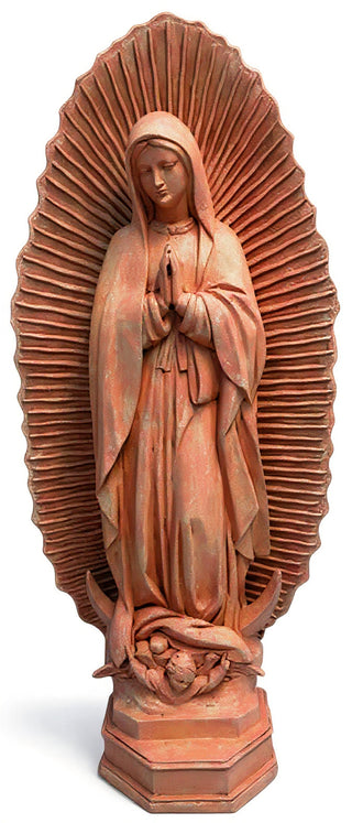 Our Lady Guadalupe w/ Sunburst Statue - 56-inch