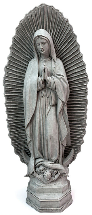Our Lady Guadalupe w/ Sunburst Statue - 56-inch
