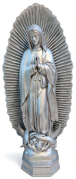 Our Lady Guadalupe w/ Sunburst Statue - 56-inch