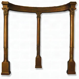 Gazebo Temple III Garden Structure — Bronze finish