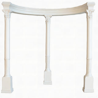 Gazebo Temple III Garden Structure — Flat White finish