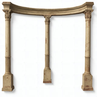 Gazebo Temple III Garden Structure — Gothic Stone finish