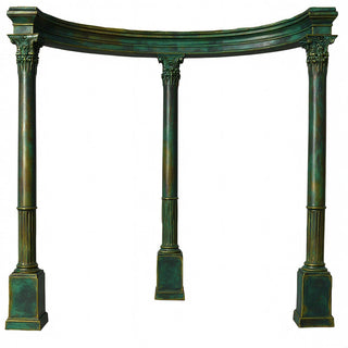 Gazebo Temple III Garden Structure — Green Bronze finish