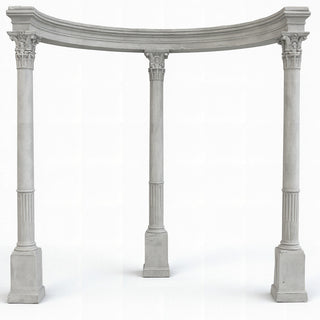 Gazebo Temple III Garden Structure — Limestone finish