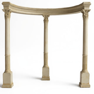 Gazebo Temple III Garden Structure — Museum Terracotta finish