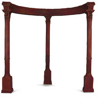 Gazebo Temple III Garden Structure — Rust finish