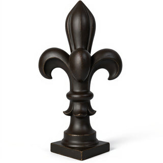Fleur De Lis Monticello Pedestal - 35-inch — Iron finish