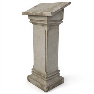 Podium with Full Front - 49-inch — Antique Stone finish