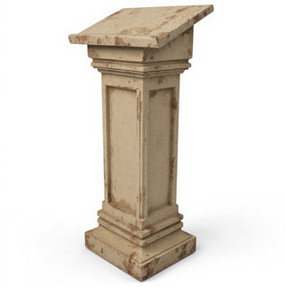 Podium with Full Front - 49-inch — Gothic Stone finish