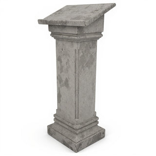 Podium with Full Front - 49-inch — Old Stone finish