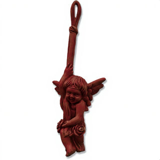 Small Hanging Angel Wall Plaque - 18-inch — Rust finish