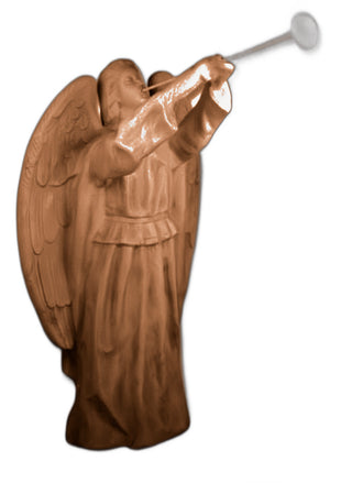 Angel Floating With Horn Statue - 59-inch