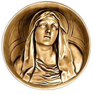 Mary Roundel Statue - 12-inch