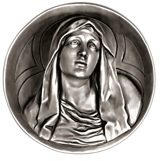 Mary Roundel Statue - 12-inch