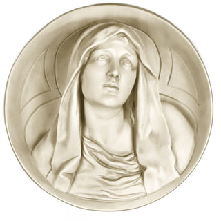 Mary Roundel Statue - 12-inch
