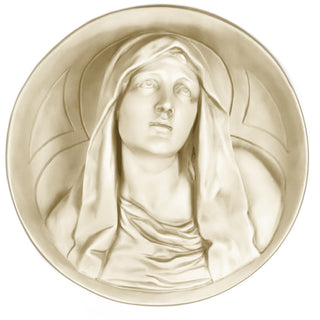Mary Roundel Statue - 12-inch