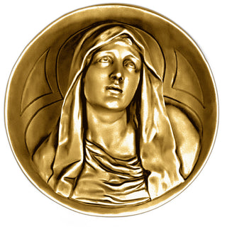 Mary Roundel Statue - 12-inch