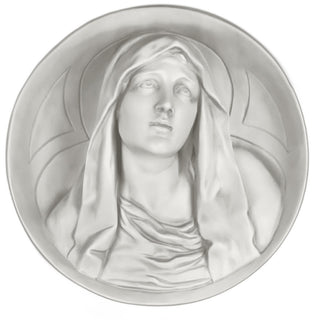 Mary Roundel Statue - 12-inch
