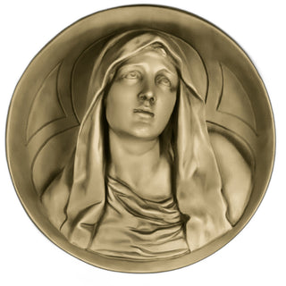 Mary Roundel Statue - 12-inch