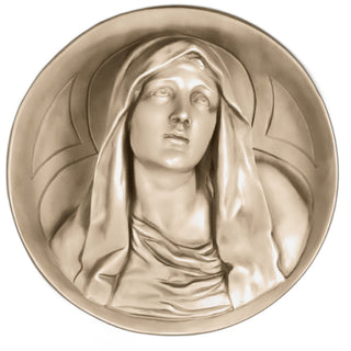 Mary Roundel Statue - 12-inch