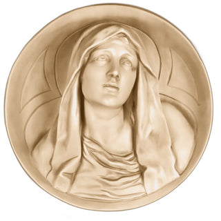 Mary Roundel Statue - 12-inch