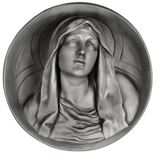Mary Roundel Statue - 12-inch