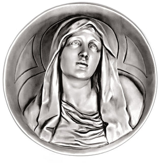 Mary Roundel Statue - 12-inch