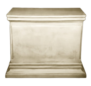 Rect. Panel Ped. 43X21X30(Hf) Statue - 30-inch