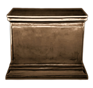 Rect. Panel Ped. 43X21X30(Hf) Statue - 30-inch