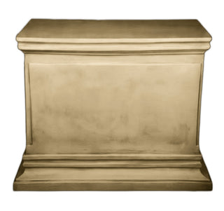 Rect. Panel Ped. 43X21X30(Hf) Statue - 30-inch