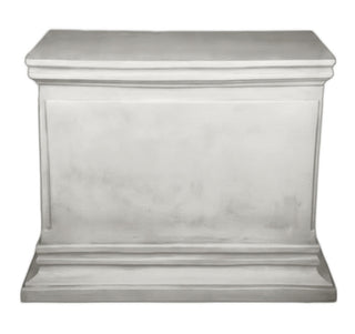 Rect. Panel Ped. 43X21X30(Hf) Statue - 30-inch