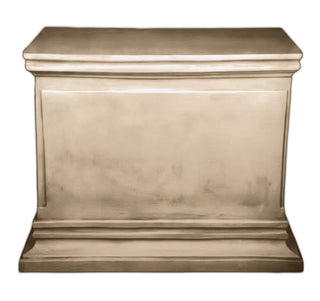 Rect. Panel Ped. 43X21X30(Hf) Statue - 30-inch