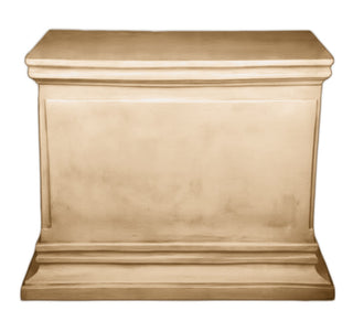 Rect. Panel Ped. 43X21X30(Hf) Statue - 30-inch