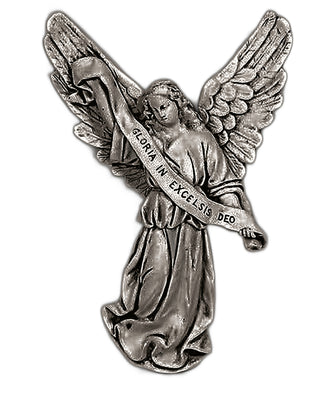 Gloria In Excelsis Deo (Wall) Statue - 18-inch