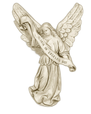 Gloria In Excelsis Deo (Wall) Statue - 18-inch
