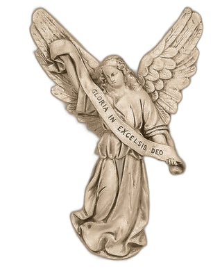 Gloria In Excelsis Deo (Wall) Statue - 18-inch