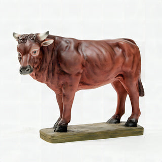 Oxen Nativity 15.5-inch Ntv1.4 Statue - 16-inch - Realistic Color - Hand-Painted