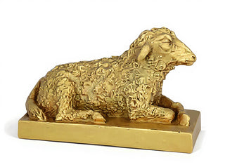Sheep On Base 8-inch Nativity Statue - 8-inch