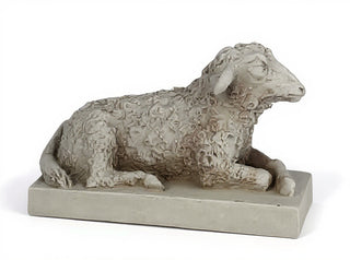 Sheep On Base 8-inch Nativity Statue - 8-inch