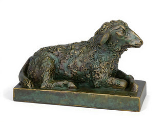 Sheep On Base 8-inch Nativity Statue - 8-inch