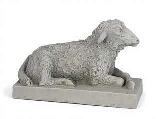 Sheep On Base 8-inch Nativity Statue - 8-inch