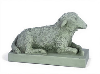 Sheep On Base 8-inch Nativity Statue - 8-inch