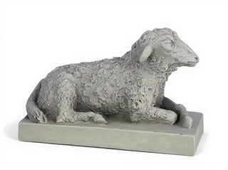 Sheep On Base 8-inch Nativity Statue - 8-inch
