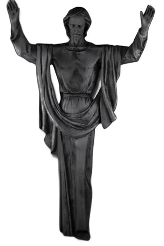 Rising Christ Wall Hanging 67" Statue - 67-inch