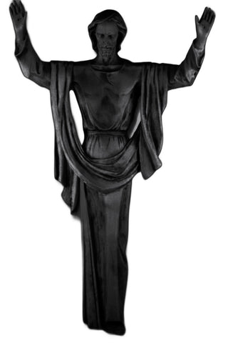 Rising Christ Wall Hanging 67" Statue - 67-inch