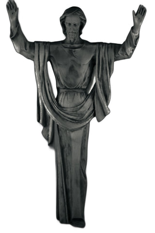 Rising Christ Wall Hanging 67" Statue - 67-inch
