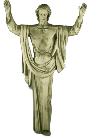 Rising Christ Wall Hanging 67" Statue - 67-inch