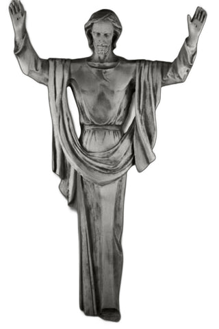 Rising Christ Wall Hanging 67" Statue - 67-inch