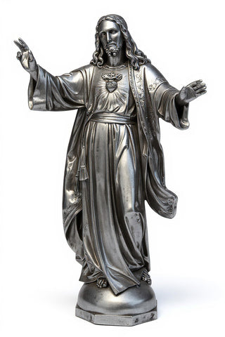 Blessing Jesus Sacred Heart Statue - 48-inch